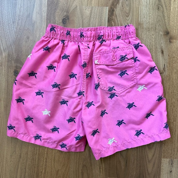 Bundle of 4 men’s swim trucks. 3 are a size S and 1 size M. Flamingos & turtles - Picture 4 of 13